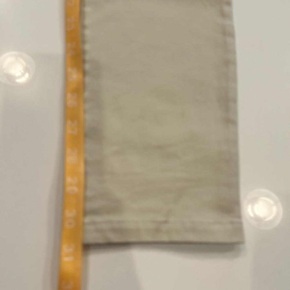 Eileen Fisher Organic Cotton Tan Stone Colored Pants Size 8 Slim Leg Flat Front - Picture 7 of 8